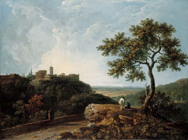 Richard Wilson The Temple of the Sybil and the Campagna, oil painting picture
